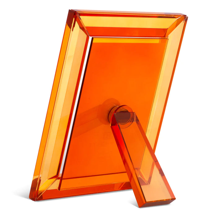 Ramka na zdjęcia Eichholtz Theory L, pomarańczowe szkło kryształowe