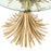Stolik boczny Eichholtz Bonheur, ø 90 x H 70cm, postarzane złote wykończenie