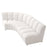 Segmentowa sofa Eichholtz Lando corner, w tkaninie Avalon white