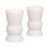 Biały świecznik na tealighty Eichholtz Arto S, zestaw 2 sztuk