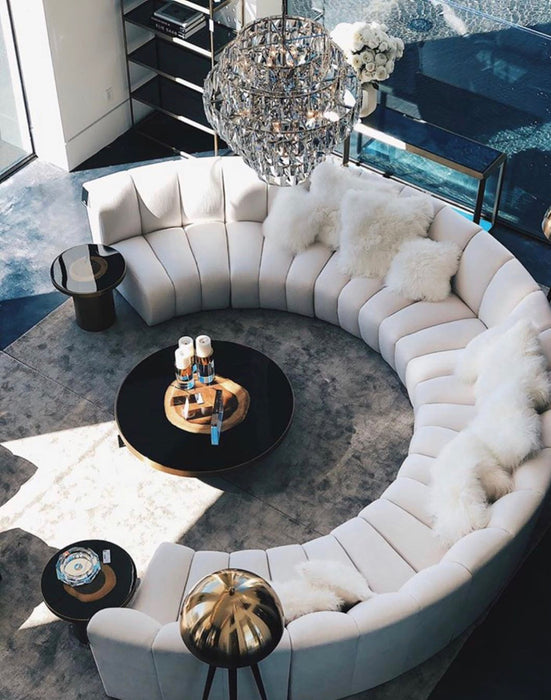 Sofa Eichholtz Lando, w kolorze avalon white