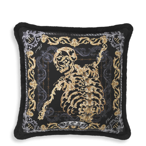 Poduszka Philipp Plein Silk Skeleton 50 x 50 cm