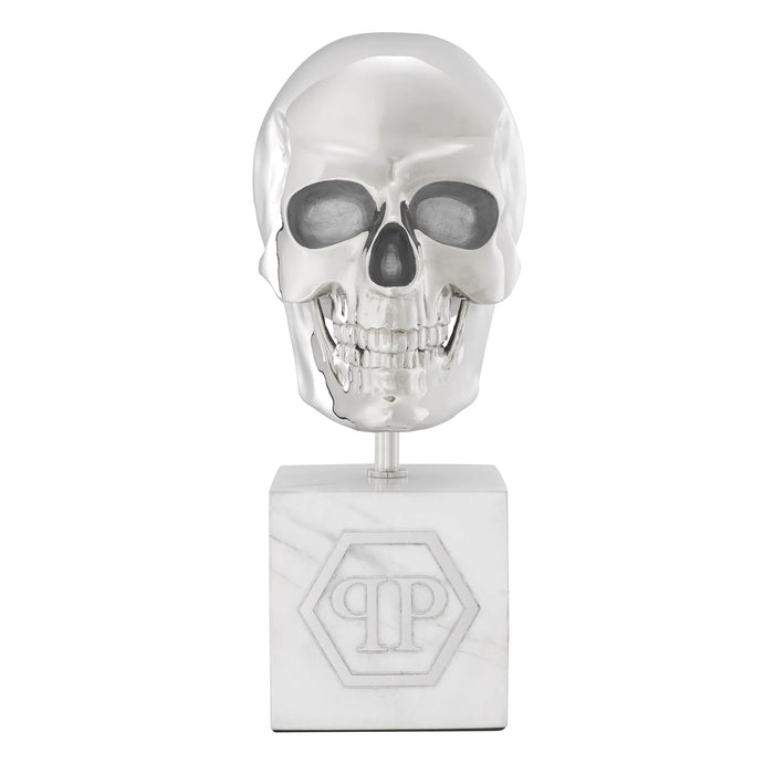 Dekoracja Philipp Plein Platinum Skull L