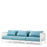 Sofa Eichholtz Ocean Club, w kolorze outdoor matte black