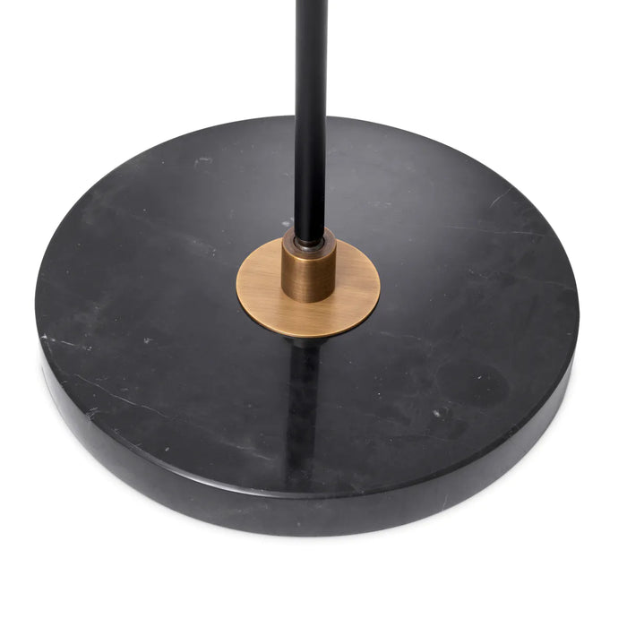 Black finish | antique brass finish | black marble base