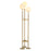 Antique brass finish | alabaster