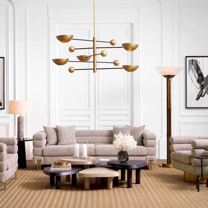 Antique brass finish