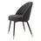 Krzesło stołowe Eichholtz Cooper, w kolorze grey faux leather, zestaw 2 szt.