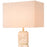 Travertine | antique brass finish