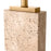 Travertine | antique brass finish