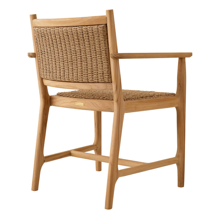 Krzesło jadalniane z podłokietnikiem Eichholtz Pivetti Outdoor