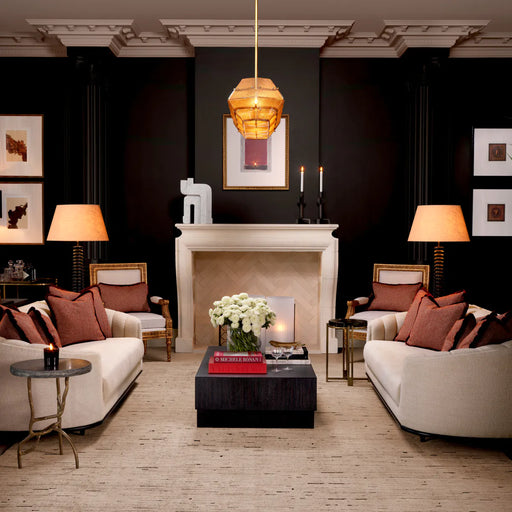 Piano black finish | black granite base