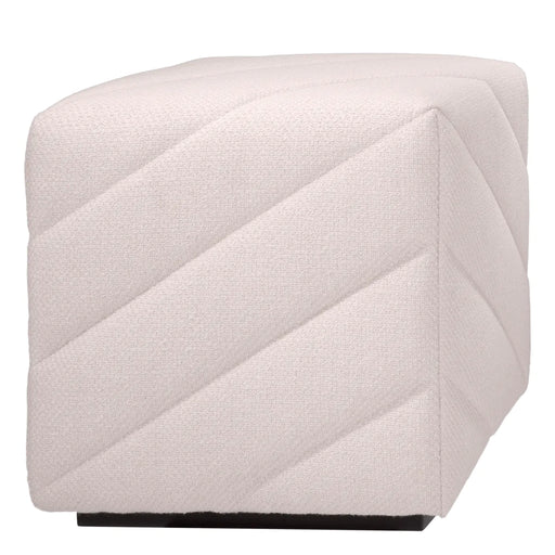 Pufa Eichholtz Avellino w tkaninie Rêve cream