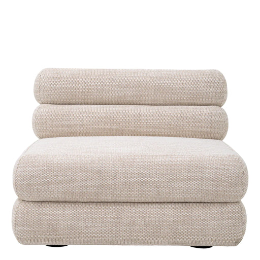 Segmentowa sofa Eichholtz Malaga Modular Middle w tkaninie Skyward sand