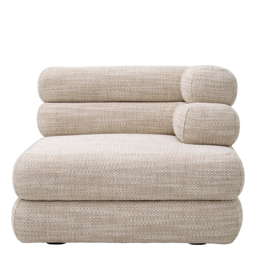 Segmentowa sofa Eichholtz Malaga Modular Right w tkaninie Skyward sand