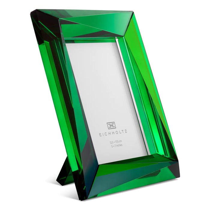 Ramka na zdjęcia Eichholtz Obliquity L, zielone szkło kryształowe