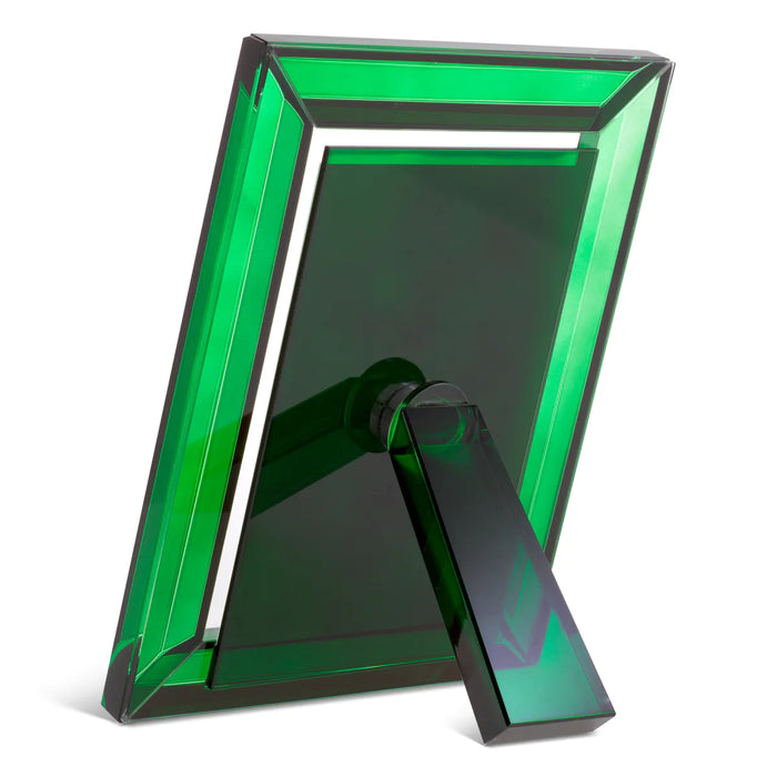 Ramka na zdjęcia Eichholtz Theory L, zielone szkło kryształowe