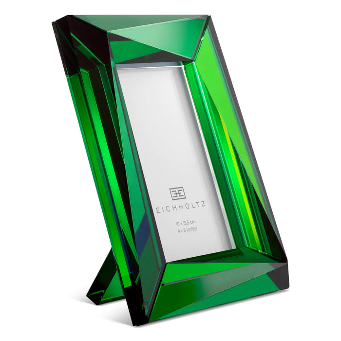 Ramka na zdjęcia Eichholtz Obliquity S, zielone szkło kryształowe