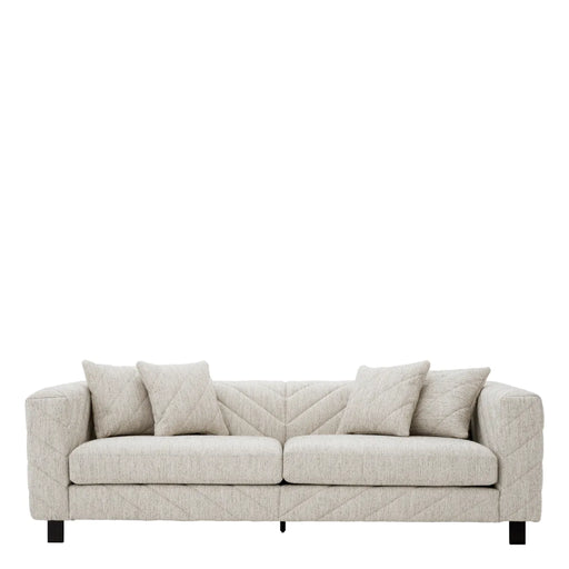 Sofa Eichholtz Avellino w tkaninie Splendor light grey