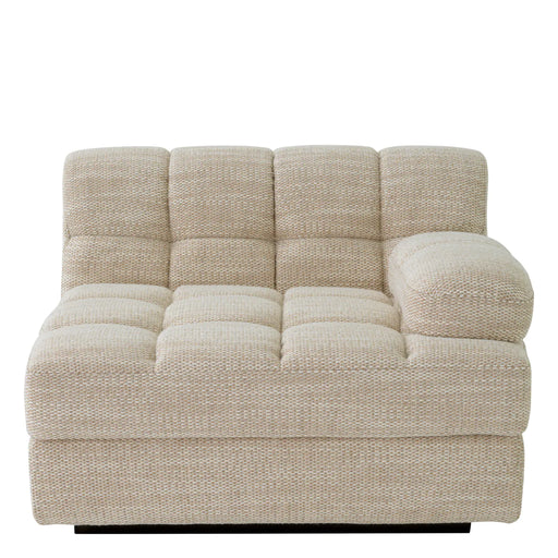 Segmentowa sofa Eichholtz Dean right w tkaninie Skyward sand