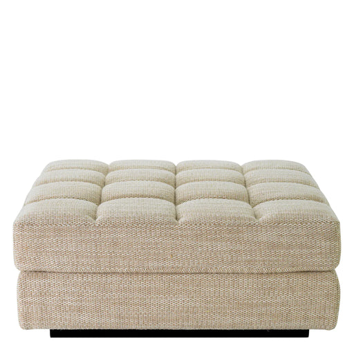 Segmentowa sofa Eichholtz Dean ottoman w tkaninie Skyward sand