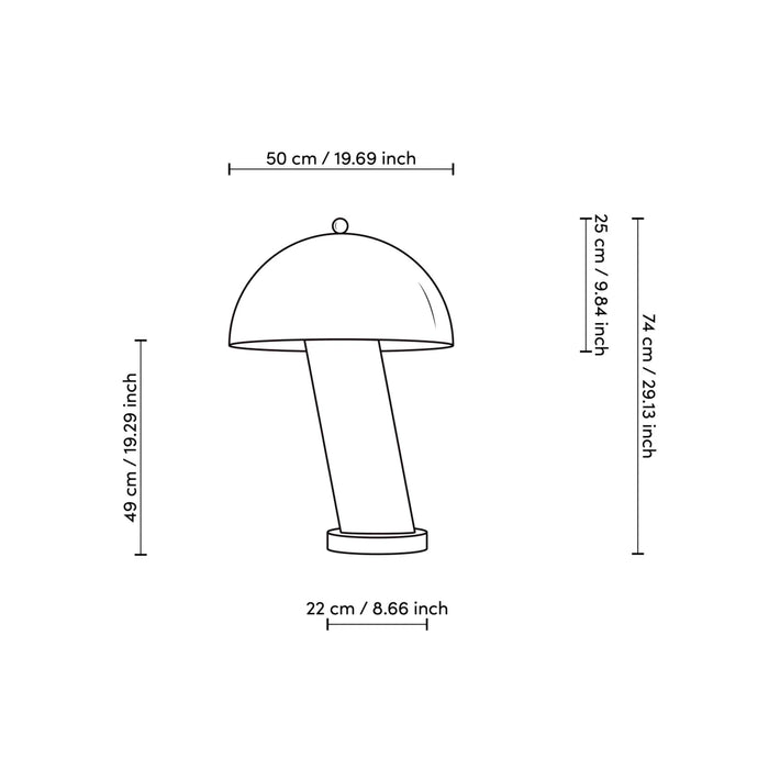 Lampa stołowa Eichholtz Daniel