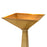 Vintage brass finish | black granite base