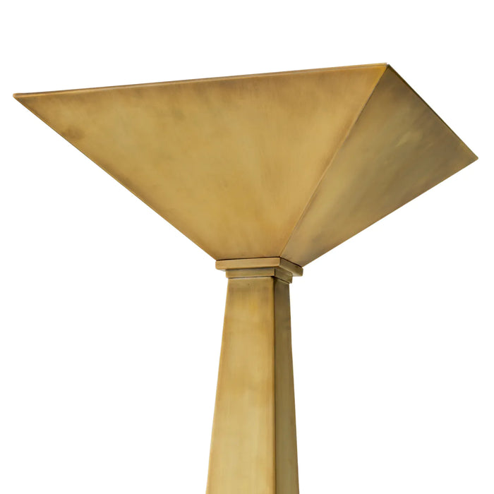 Vintage brass finish | black granite base