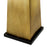 Vintage brass finish | black granite base