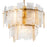 Textured glass | antique brass finish 