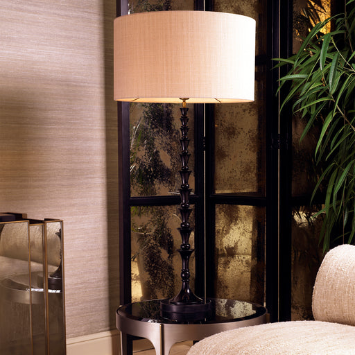 Piano black finish | black granite base