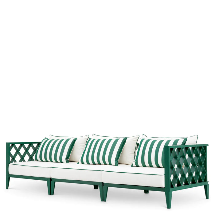 Sofa Eichholtz Ocean Club, w kolorze outdoor matte black