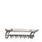 Wieszak Eichholtz Hudson, 70 cm, niklowane wykończenie