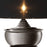 Lampa stołowa Eichholtz Pagoda, czarne niklowane wykończenie, zawiera klosz
