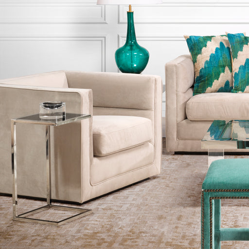 Stolik boczny Eichholtz Galleria, niklowane wykończenie