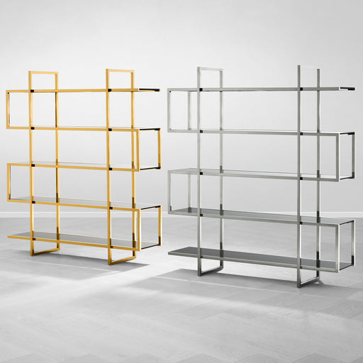 Regał Eichholtz Soto, złote wykończenie