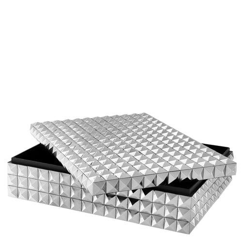 Szkatuła Eichholtz Viviënne, niklowane wykończenie, L