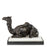 Figurka Camel, wykończenie w brązie z refleksami, na marmurowej podstawie
