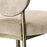 Krzesło stołowe Eichholtz Scribe, ciemny mosiądz, surowy aksamit