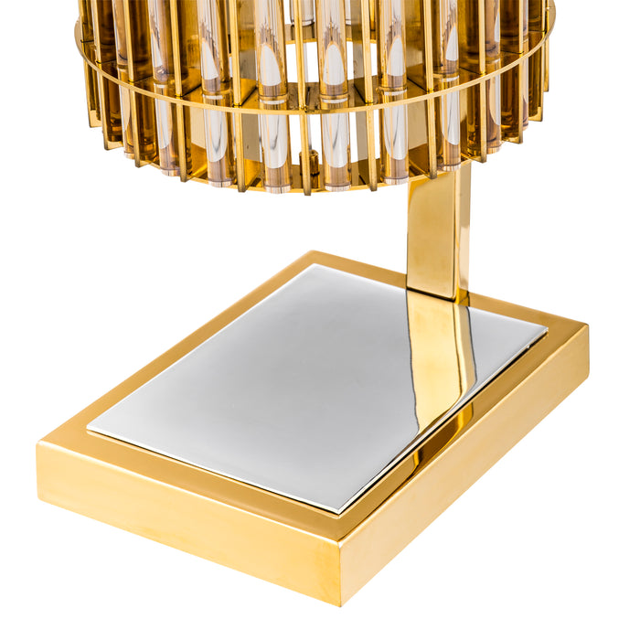 Lampa stołowa Eichholtz Pimlico, złote wykończenie