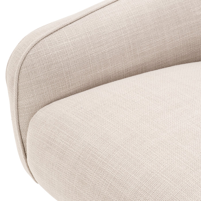 Fotel obrotowy Eichholtz Serena, w kolorze panama natural