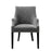 Krzesło stołowe Eichholtz Legacy, w kolorze clarck grey