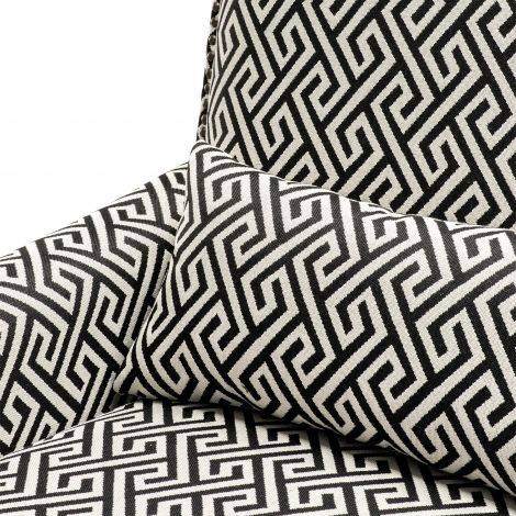 Fotel Eichholtz Goldoni, w kolorze dudley black