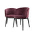 Krzesło stołowe Eichholtz Filmore, w kolorze cameron purple, zestaw 2 szt.