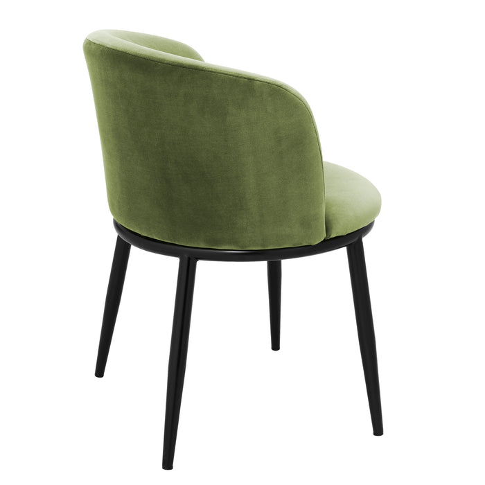 Krzesło stołowe Eichholtz Filmore, w kolorze cameron light green, zestaw 2 szt.