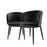 Krzesło stołowe Eichholtz Filmore, w kolorze cameron black, zestaw 2 szt.