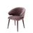 Krzesło stołowe Eichholtz Cardinale, aksamit w kolorze roche taupe