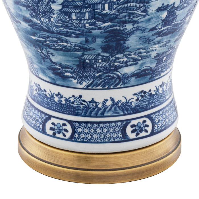 Lampa stołowa Eichholtz Chinese Blue