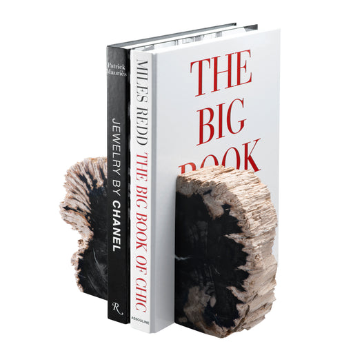 Ogranicznik Eichholtz Opia, skamieniałe drewno, zestaw 2 szt.