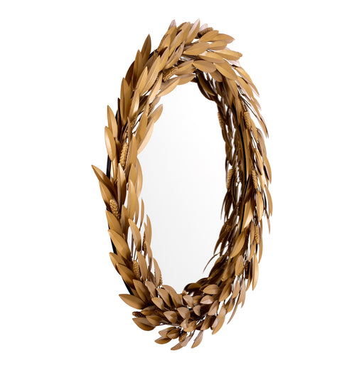 Lustro Eichholtz Bonheur, postarzane złote wykończenie